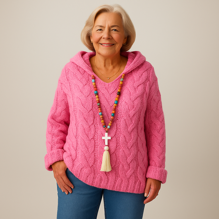 Saela & Co – Gezellige en Stijlvolle Gebreide Hoodie