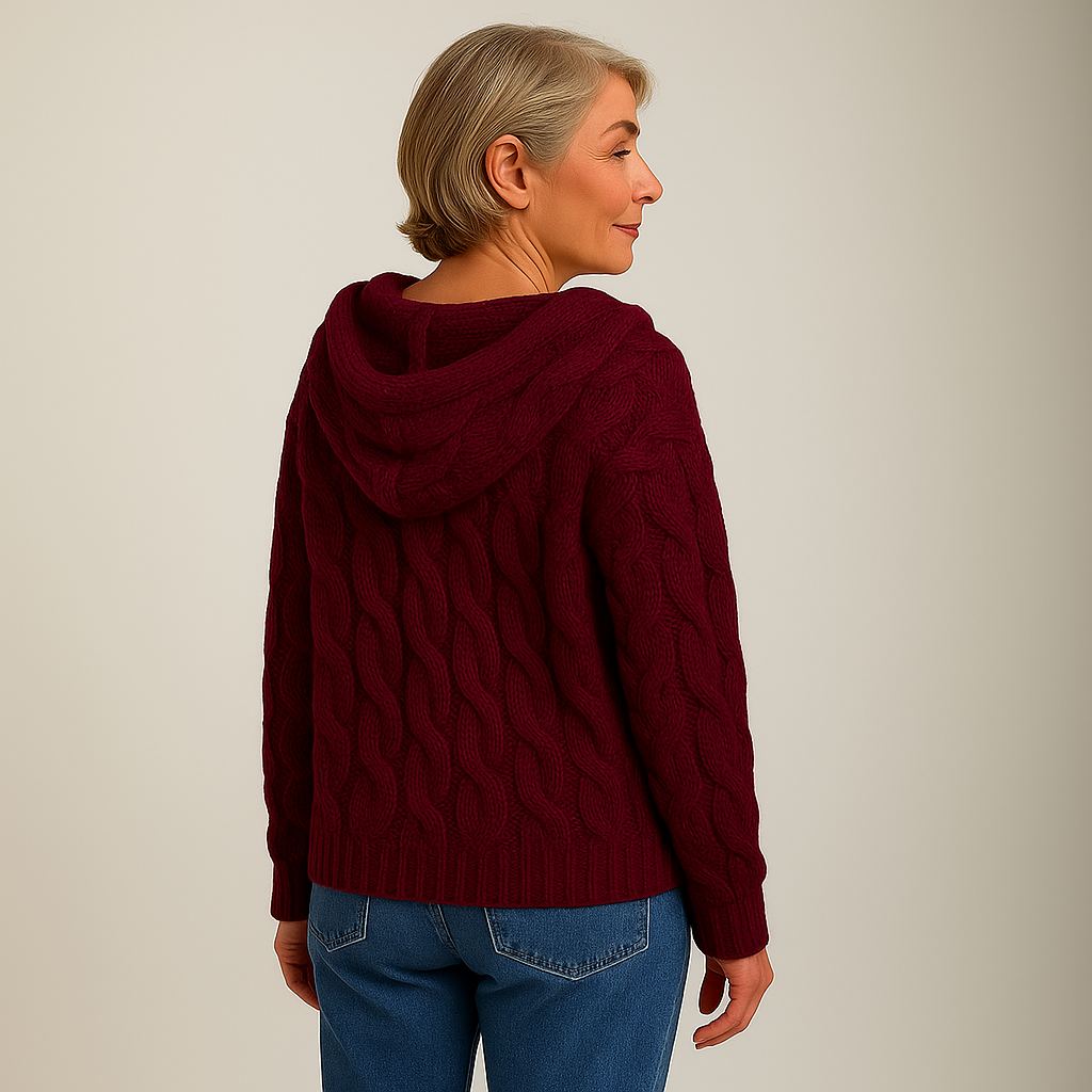 Saela & Co – Gezellige en Stijlvolle Gebreide Hoodie