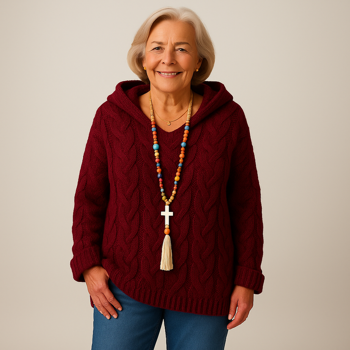 Saela & Co – Gezellige en Stijlvolle Gebreide Hoodie