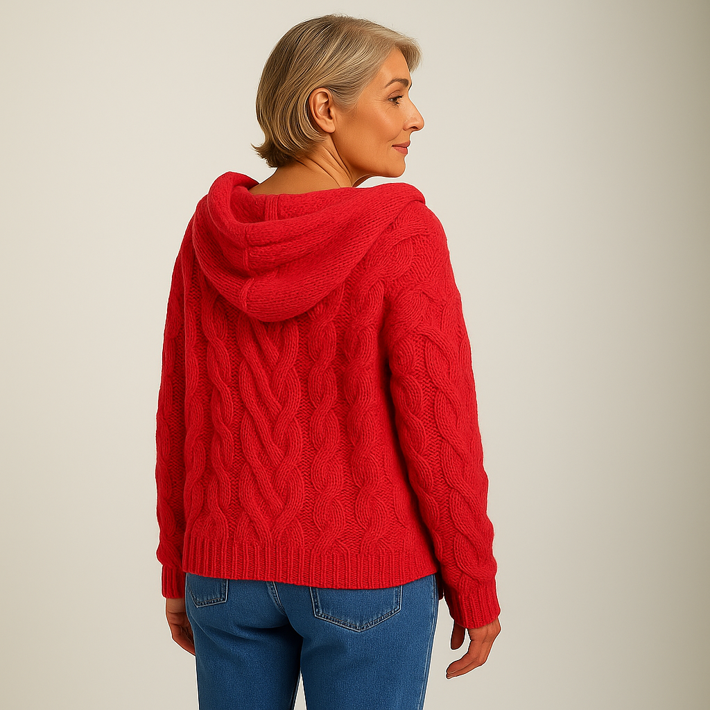 Saela & Co – Gezellige en Stijlvolle Gebreide Hoodie