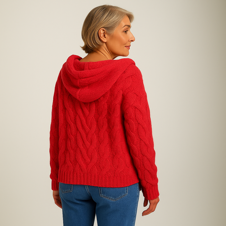 Saela & Co – Gezellige en Stijlvolle Gebreide Hoodie