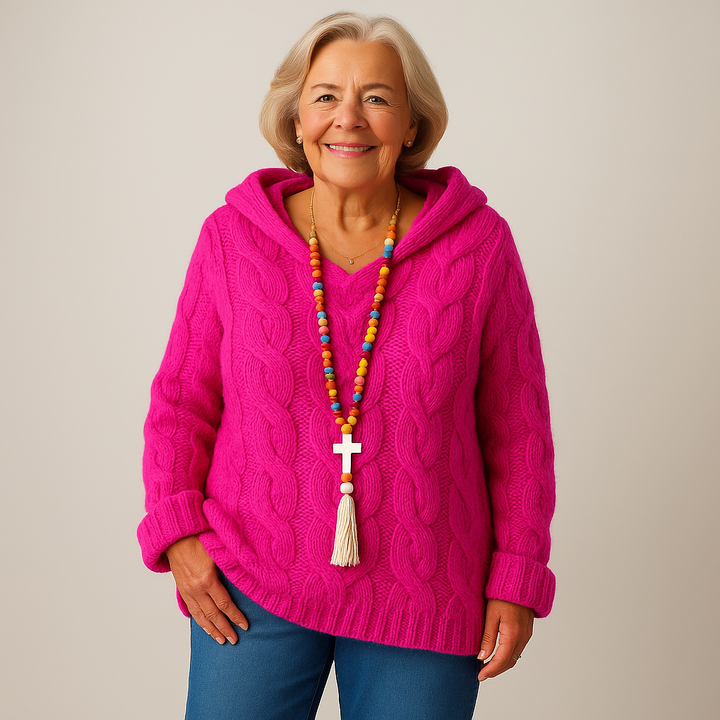 Saela & Co – Gezellige en Stijlvolle Gebreide Hoodie