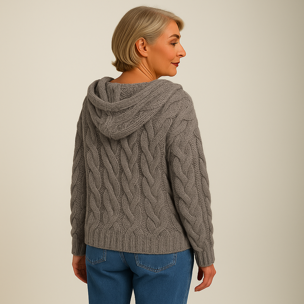 Saela & Co – Gezellige en Stijlvolle Gebreide Hoodie