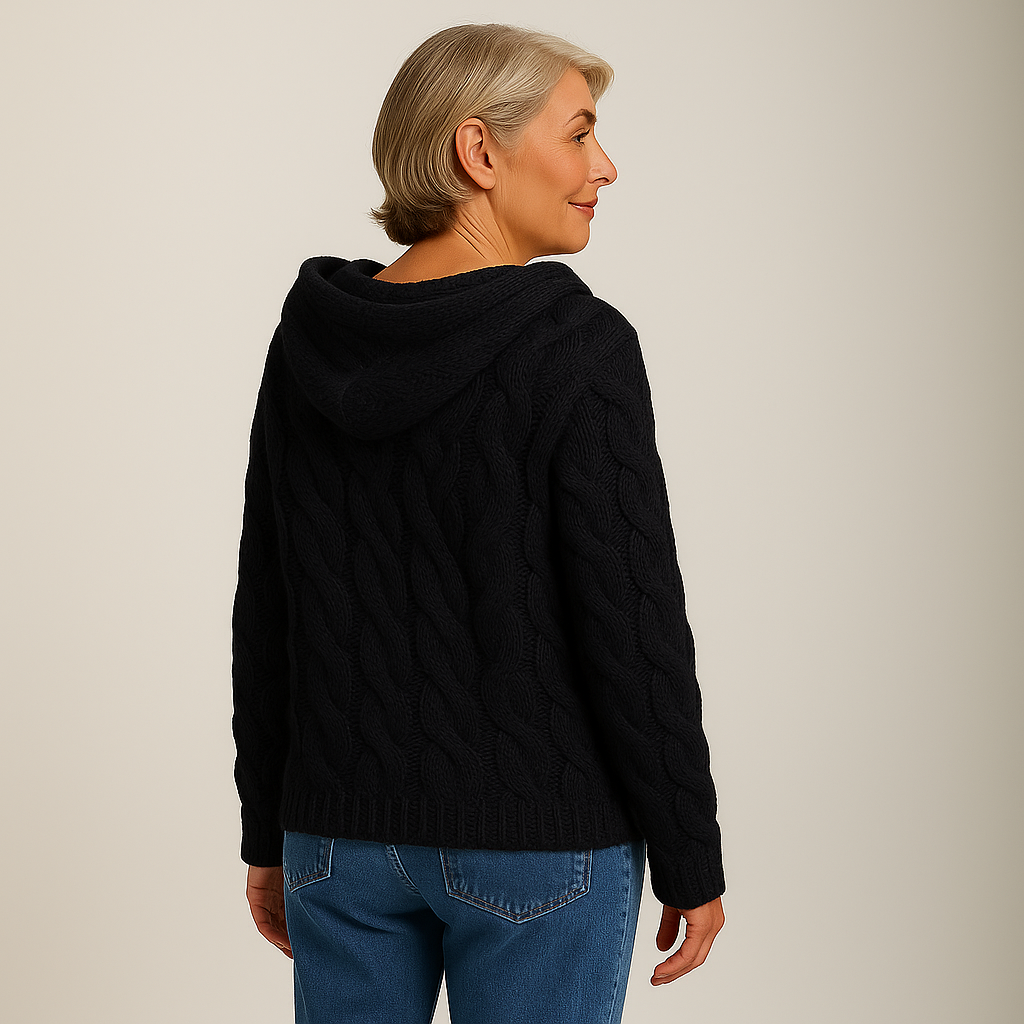 Saela & Co – Gezellige en Stijlvolle Gebreide Hoodie