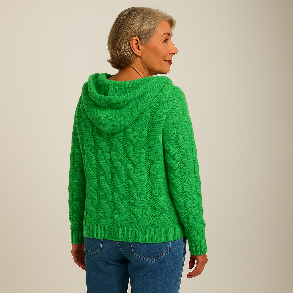 Saela & Co – Gezellige en Stijlvolle Gebreide Hoodie
