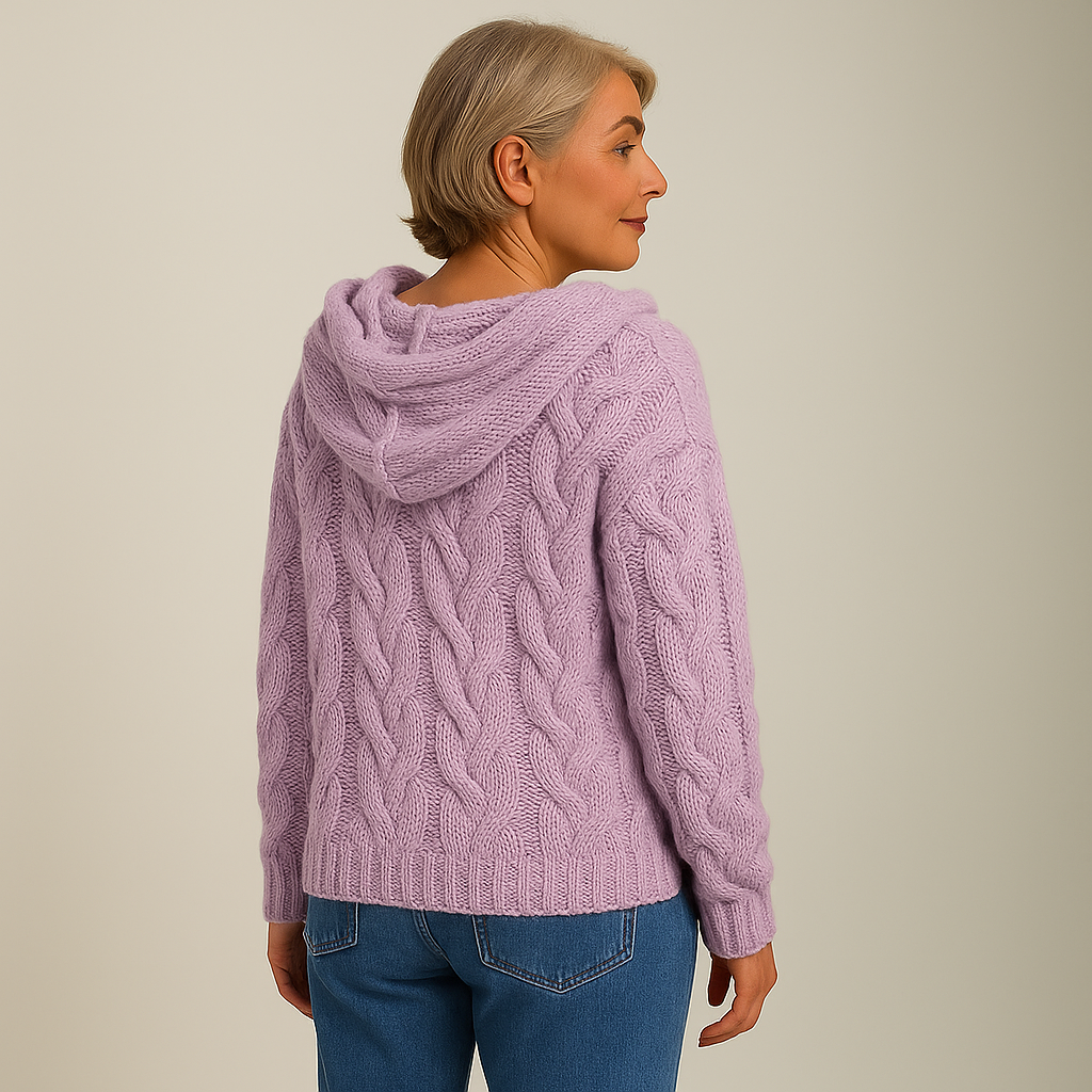 Saela & Co – Gezellige en Stijlvolle Gebreide Hoodie