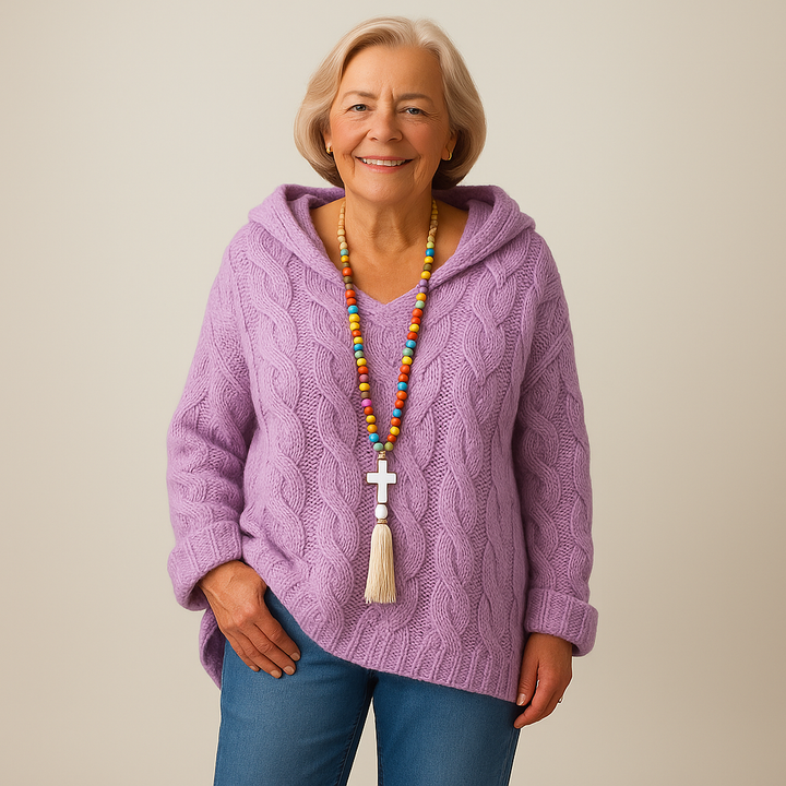Saela & Co – Gezellige en Stijlvolle Gebreide Hoodie