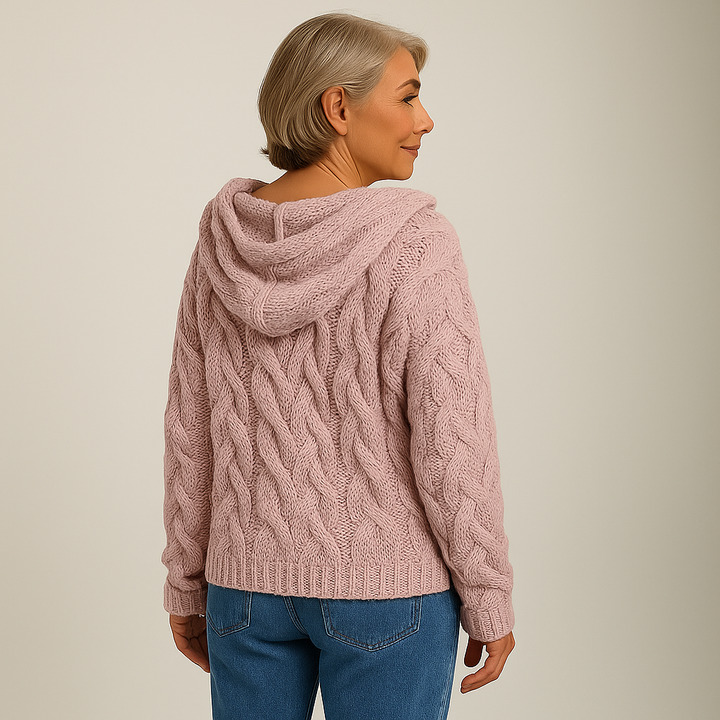 Saela & Co – Gezellige en Stijlvolle Gebreide Hoodie
