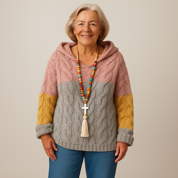 Saela & Co – Gezellige en Stijlvolle Gebreide Hoodie