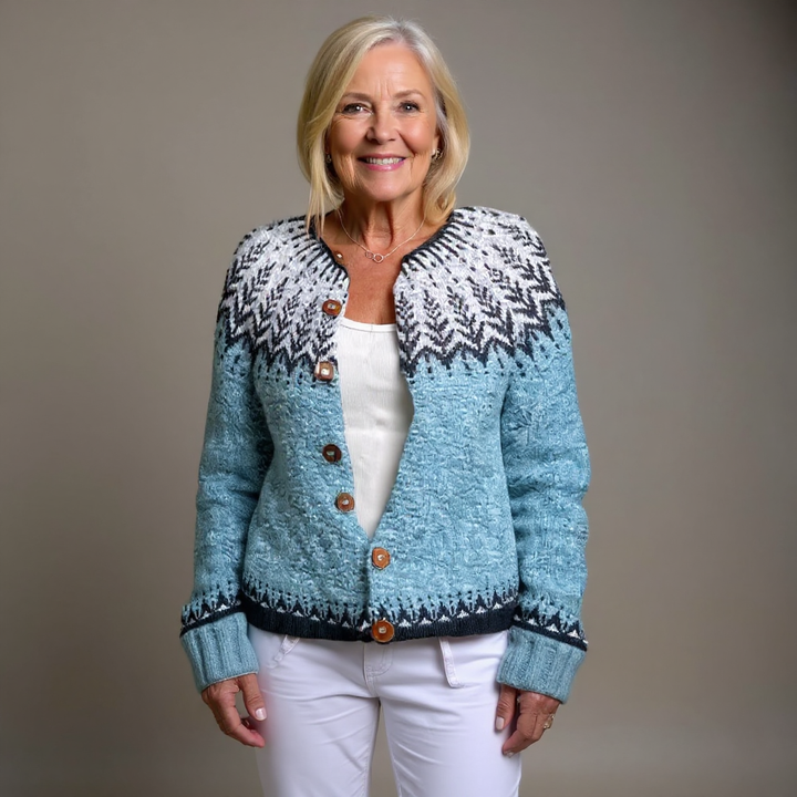 Saela & Co – Retro IJslands Wollen Vest